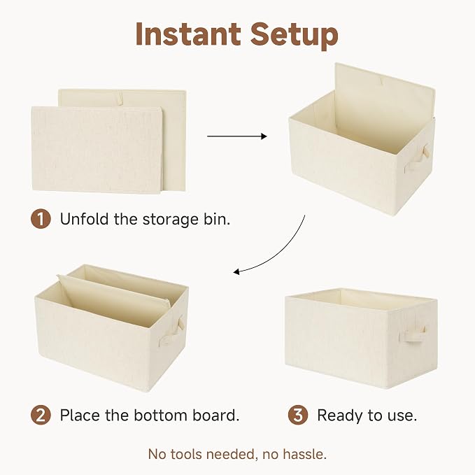 StorageWorks Closet Organizers and Storage Bins, Shelf Baskets - Image 8