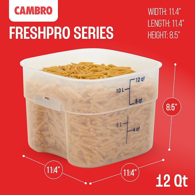 Cambro FreshPro 12 Quart Food Storage Container - Image 4