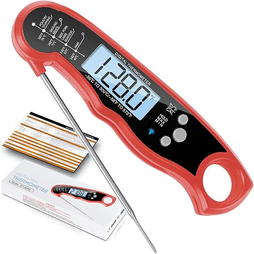 Instant Read Meat Thermometer for Grill and Cooking, Fast & Precise Digital by ImSaferellMeatThermometer