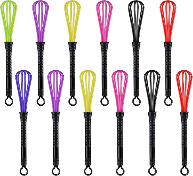 12 Pack Hair Color Whisk Mini Whisk by Potchen