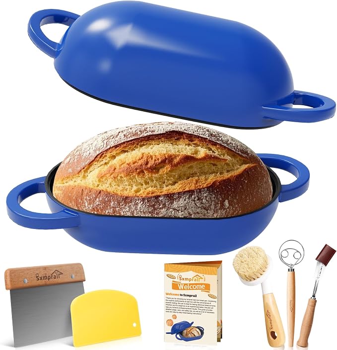 Enameled Cast Iron Oval Bread Oven by WelcometoSxmprail