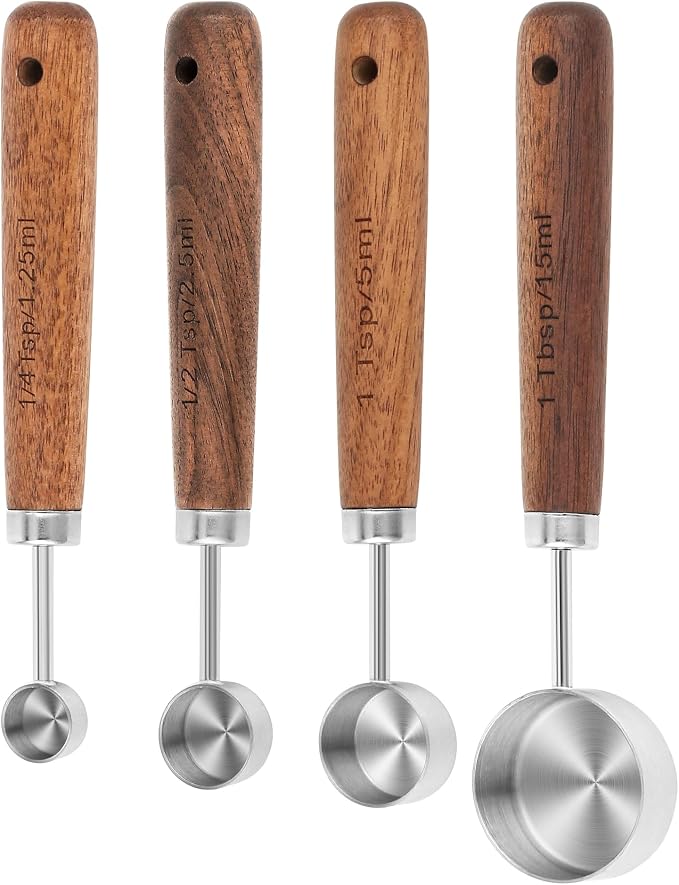 Measuring Cups and Spoons Set 8, 18/8 Stainless Steel Measuring Cups and Spoons - Image 6