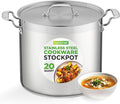 NutriChef 20 Quart Heavy-Duty Stockpot by NutriChef%E2%84%A2Kitchen