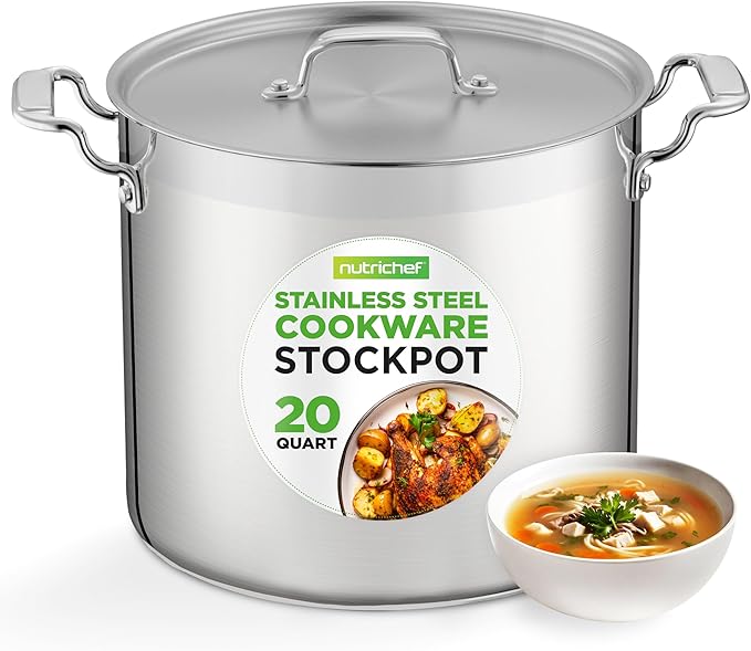 NutriChef 20 Quart Heavy-Duty Stockpot by NutriChef%E2%84%A2Kitchen