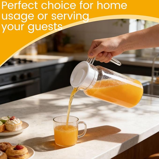 Didaey 4 Pcs Acrylic Water Pitcher - Image 5