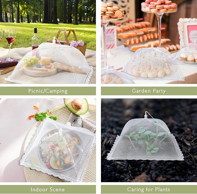 7Pack Various Size Pop-up Food Tents Food Covers - Image 7