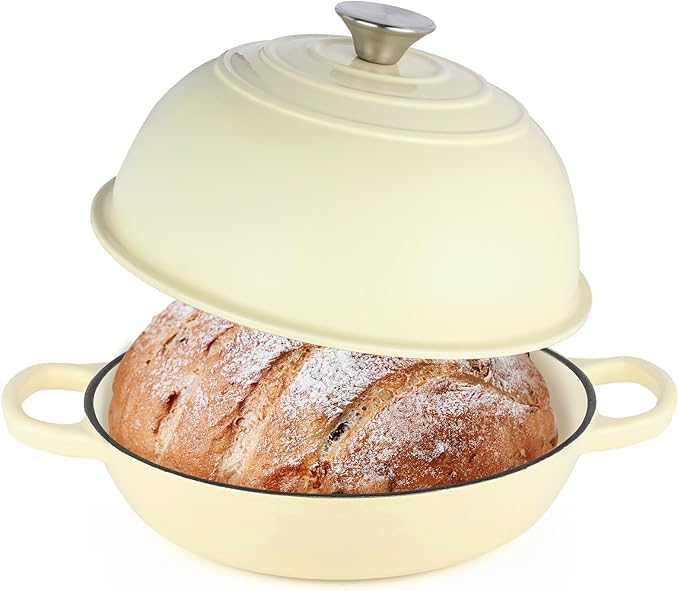 Enameled Cast Iron Bread Oven, Dutch Oven Pot by CookNexa