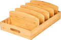 Umilife Extra Large Kitchen Cabinet & Drawer Organizer, Bamboo Lid Holder by Umilife