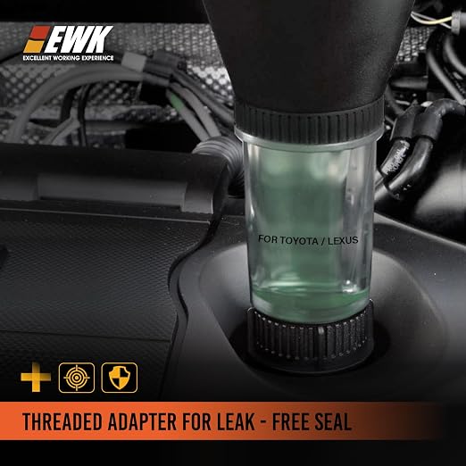 EWK Oil Funnel Threaded Engine Oil Fill Funnel, Secure No-Leak Design - Image 5