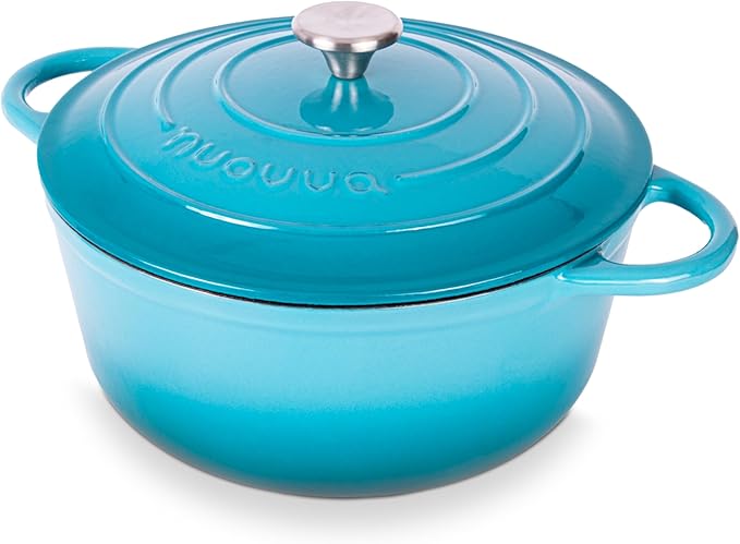 Nuovva Enamelled Cast Iron Dutch Oven Pot by Nuovva