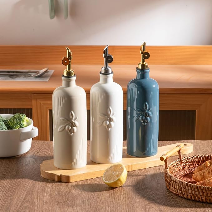 Sweejar Ceramic Olive Oil Dispenser Bottle - Image 6