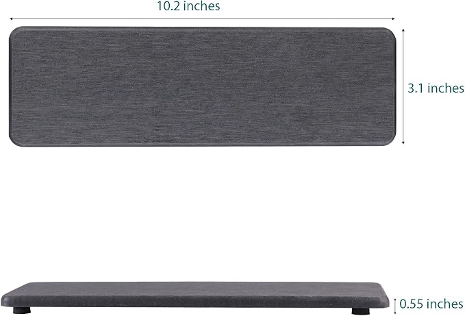 NiuYichee 2 Pcs Water Absorbing Stone Trays, Kitchen/Bathroom Sink Soap Dish - Image 6