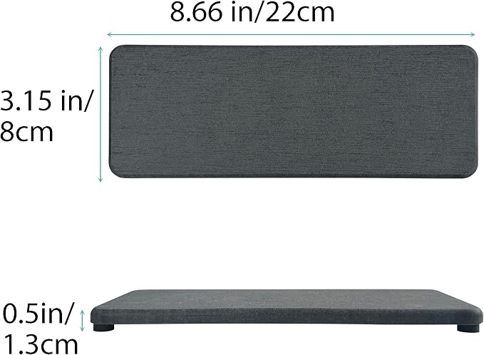 NiuYichee 2 Pcs Water Absorbing Stone Trays, Kitchen/Bathroom Sink Soap Dish - Image 3