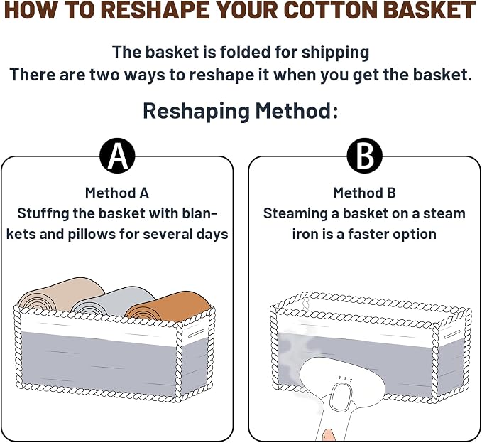 MiniArk Small Storage Baskets for Organizing | Closet Organizer Bins | Shelf - Image 7