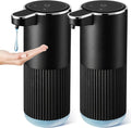RYTOXILO Automatic Soap Dispenser, 2 Pack Black Touchless Liquid Soap Dispenser by RYTOXILOBrightenUpYourHome