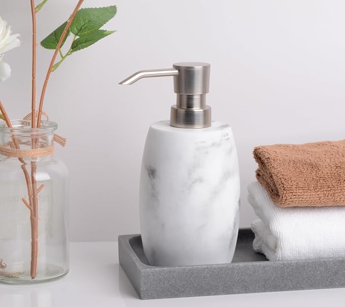 Clasin Home Resin Hand Soap Dispenser, Refillable Soap Dispenser - Image 2