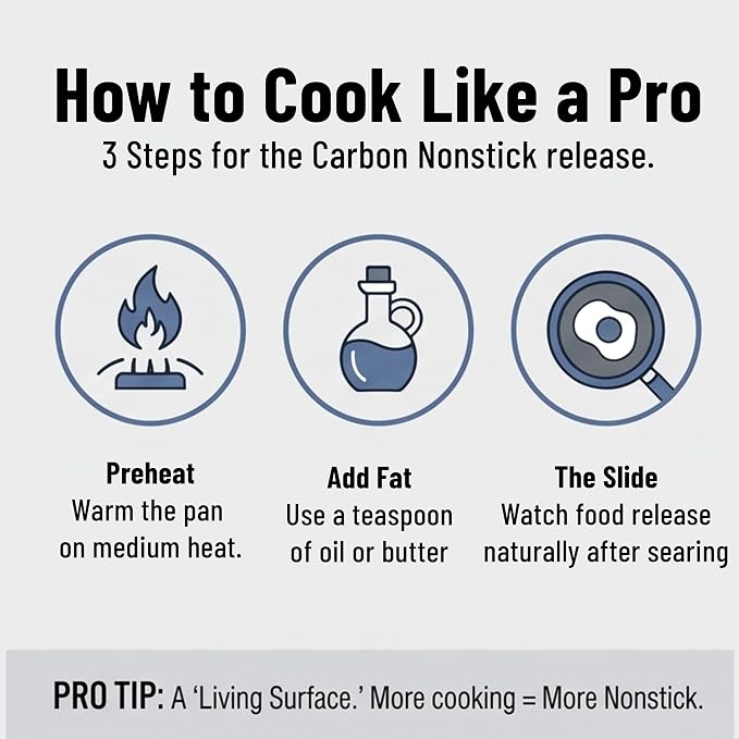 Misen Carbon Nonstick™ Skillet - Image 4