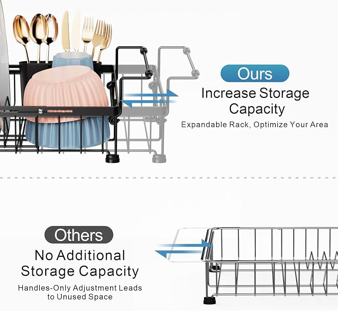 iSPECLE Expandable Dish Drying Rack - Image 5