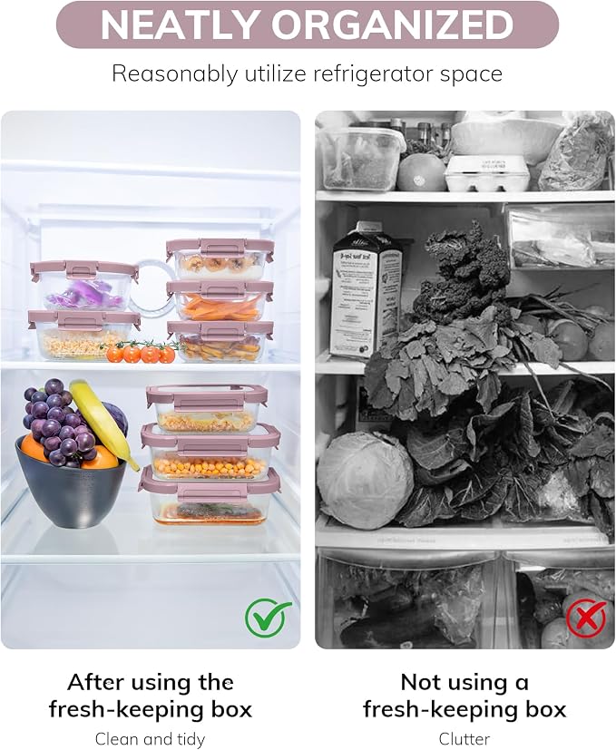 2-Pack Glass Food Storage Containers - Image 8
