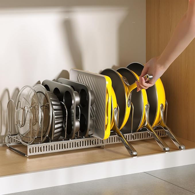 ORDORA Pots and Pans Organizer under Cabinet - Image 8