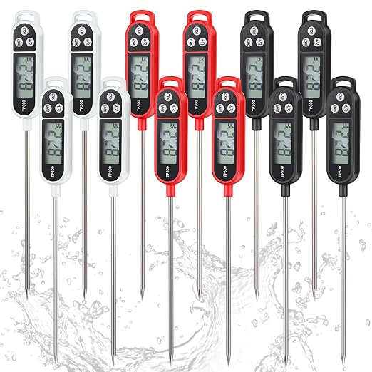Copkim 12 Pcs Instant Read Meat Thermometer by Copkim
