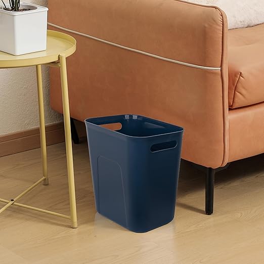 UUJOLY Plastic Small Trash Can Wastebasket, Garbage Container Basket - Image 4