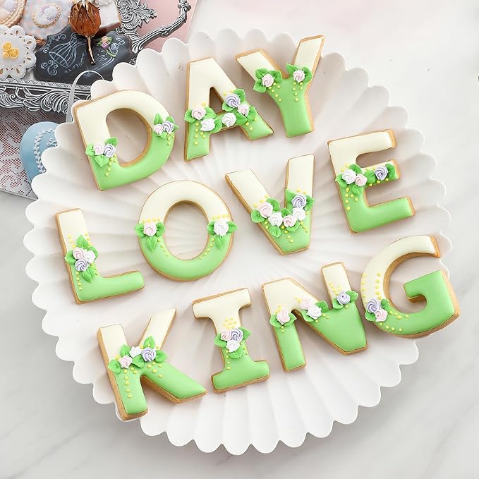 Alphabet Letter Cookie Cutters Shapes Large 3 Inch - Image 6