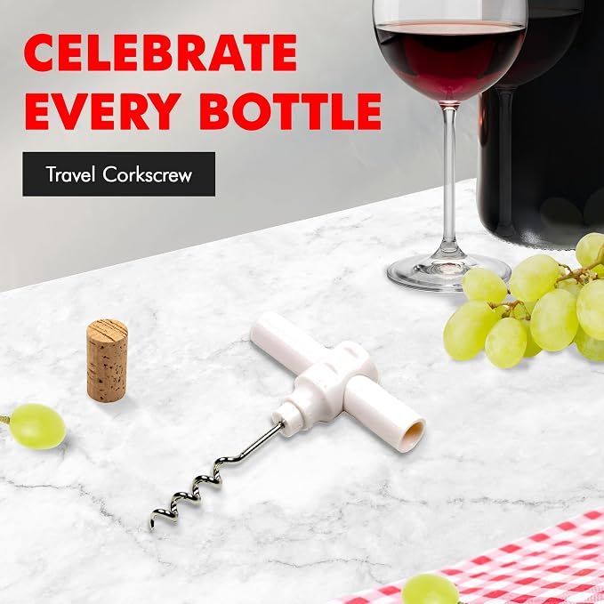 Chef Craft Select Travel Corkscrew, 4 inches in length - Image 2