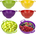 4 Pack Small Colander for Kitchen Mini Plastic Strainer Dish Safe for Veggies by Mwellewm