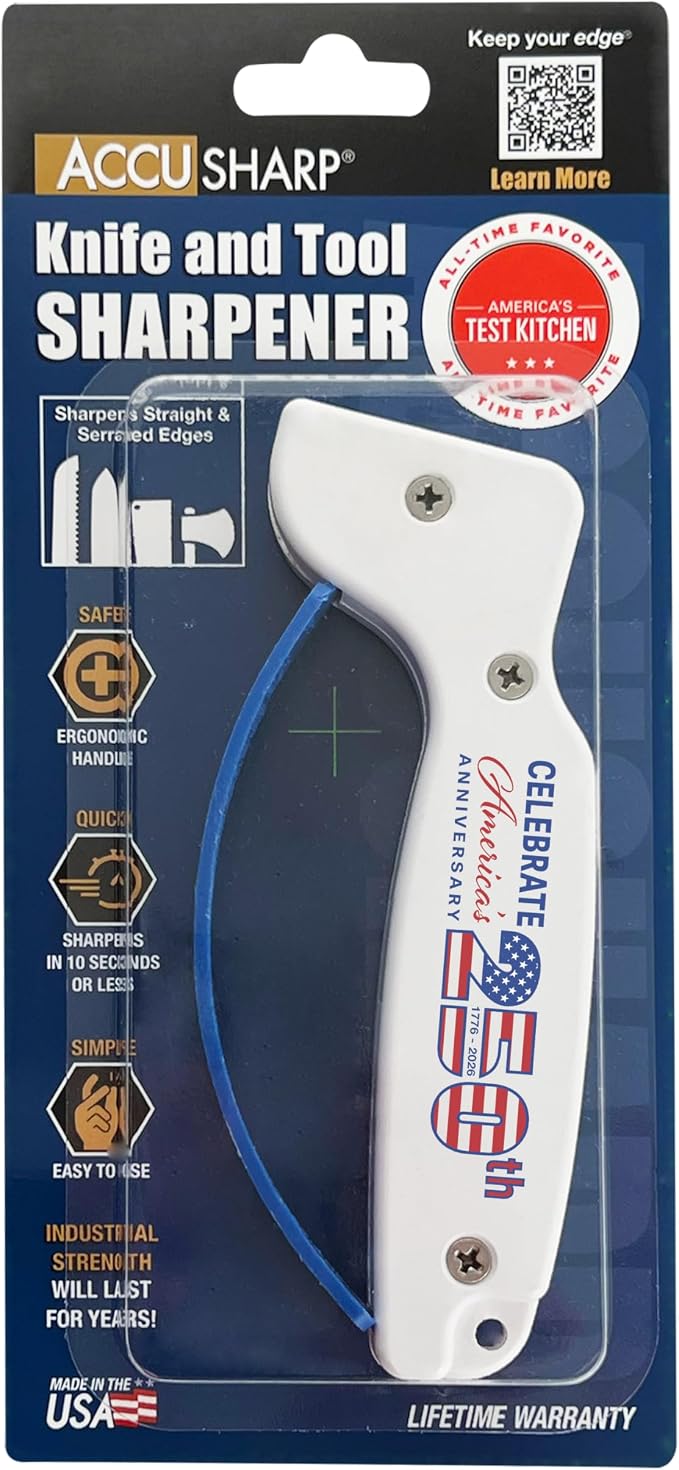 AccuSharp Knife Sharpener, Ergonomic Comfortable Handle, Compact & Easy to Use - Image 4