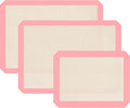 Silicone Baking Mat Set of 3, Silicone Baking Mats Cookie Sheet, Non-Stick Mats by Dwavele