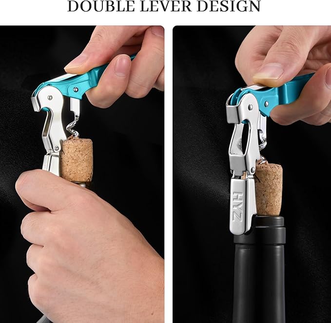 HYZ 2-Pack Wine Opener Waiter Corkscrew, Professional Wine Key - Image 3