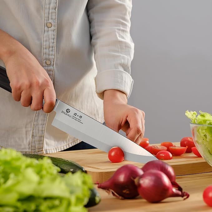 imarku Chef Knife 8-Inch Pro Japanese Kitchen Knife High-Carbon Stainless Steel - Image 6