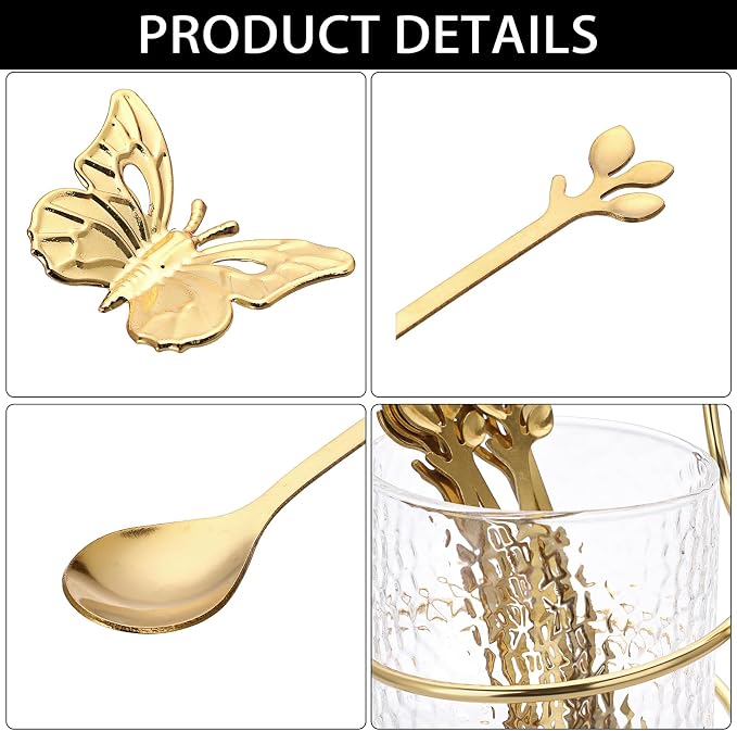 ELLDOO Coffee Spoon Set, Creative Flatware Set - Image 3