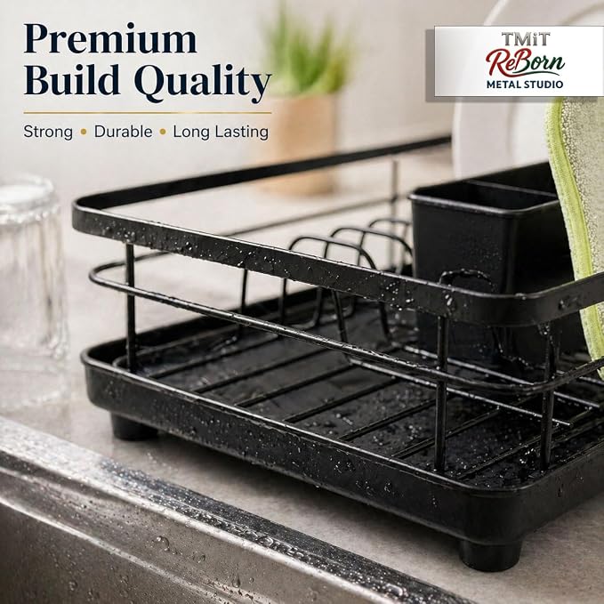Metal Dish Drying Rack for Kitchen Counter, Sink Organizer - Image 8