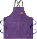 Tosewever Canvas Cross Back Chef Cotton Aprons by Tosewever