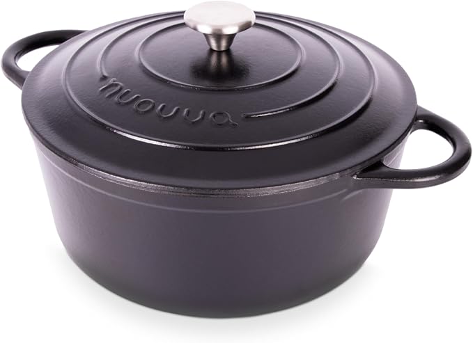 Nuovva Enamelled Cast Iron Dutch Oven Pot by Nuovva