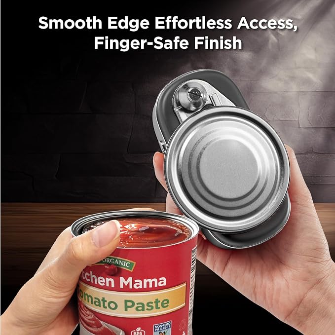 Kitchen Mama Orbit One Rechargeable Electric Can Opener: Hands-free, USB-C - Image 5