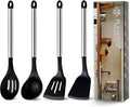 Pleafind 4-Pcs Silicone Cooking Utensils Set, Wok Utensils Set Include Wok Ladle by Pleafind