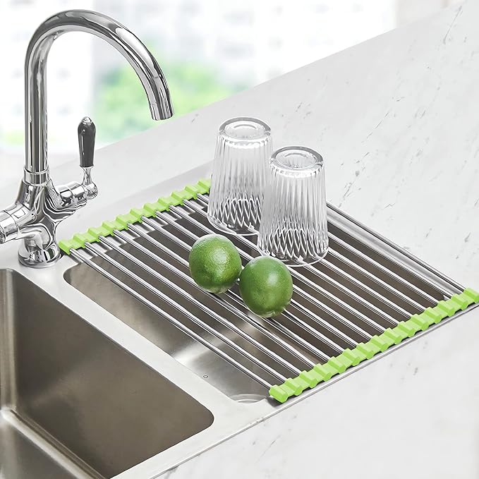 Seropy Roll Up Dish Drying Rack Over The Sink Drying Rack by SeropyDirect