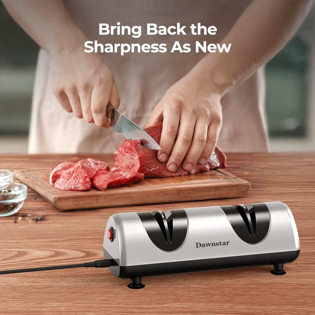 Electric Knife Sharpener, Professional Kitchen Knife Sharpener for