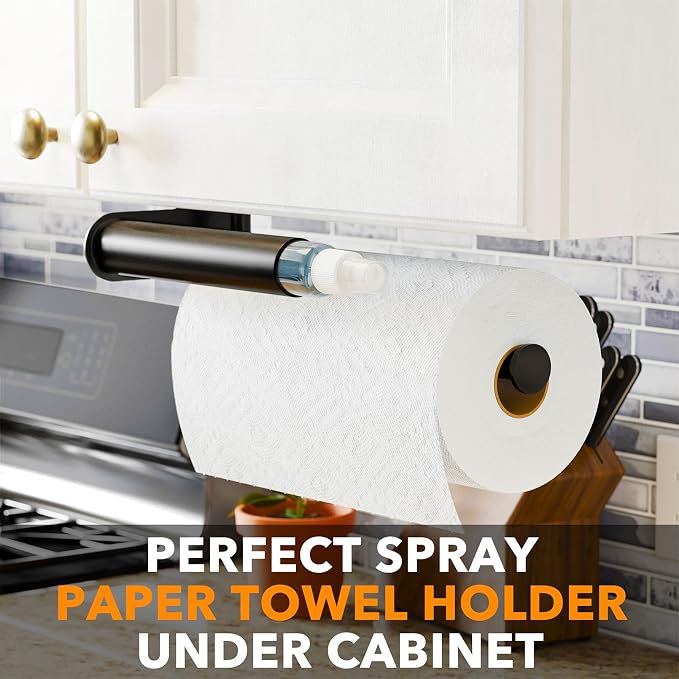 SpaceAid SprayNeat 2 in 1 Paper Towel Holder - Image 5