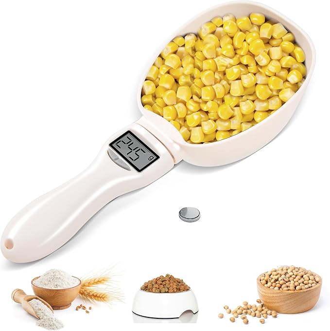Digital Measuring Spoon, Weighing Food Measuring Scoop Scale, LCD Electronic by Sofevaim