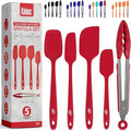 Kaluns Silicone Spatula Set, 4 Rubber Spatulas 600°F Heat Resistant, Nonstick by Kaluns%C2%AE