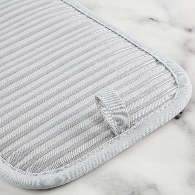 KITCHENAID Quilted Cotton Terry Cloth Oven Mitt, Pot Holder, Kitchen Towel - Image 6