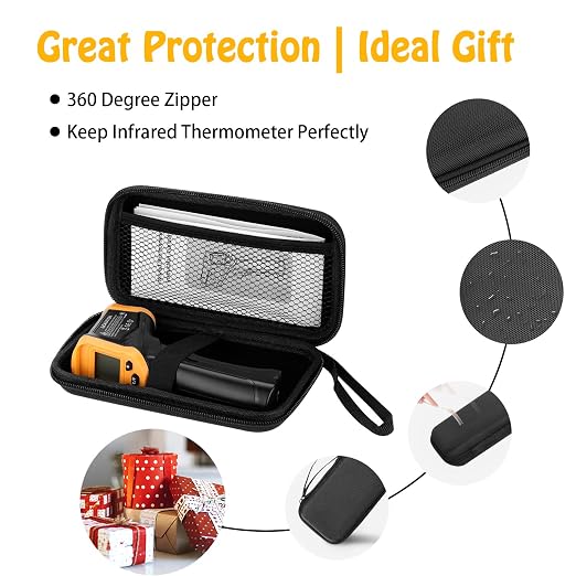 Infrared Thermometer Gun for Cooking, OnniOne Laser Thermometer Gun for - Image 6