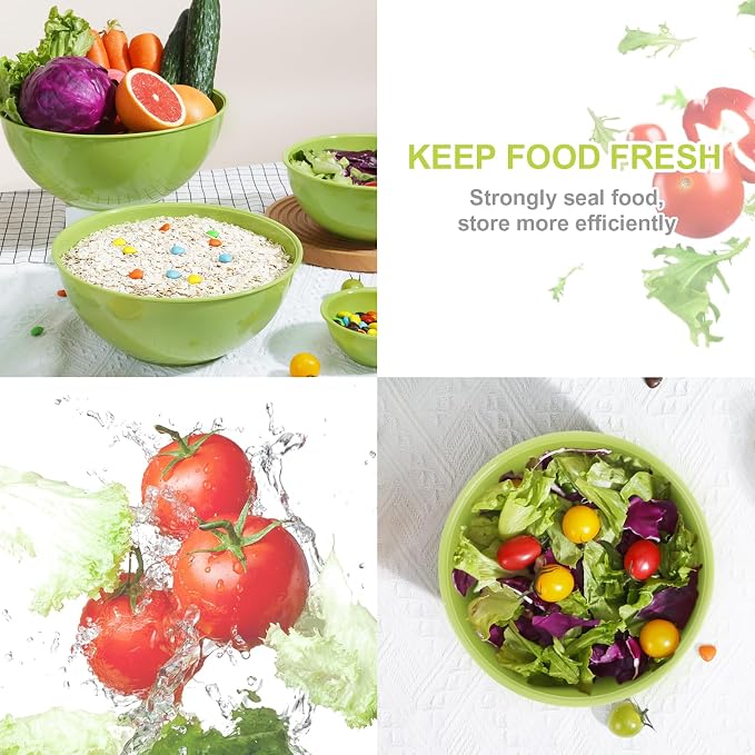 BoxedHome BPA Free Plastic Round Mixing Bowl - Image 5