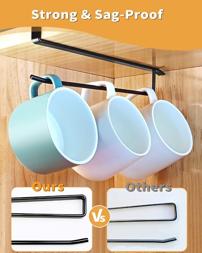 Tumbler Lid Organizer, Space-Saving Yeti Lid Organizer Inside Cabinet, Fit - Image 4