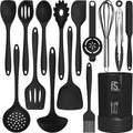 AOTHOD Silicone Cooking Utensils Set by Safeandsuitableforuse