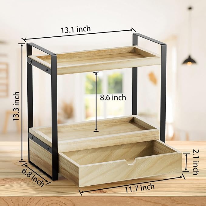 Boulphia 2-Tier Bathroom Organizer - Image 3